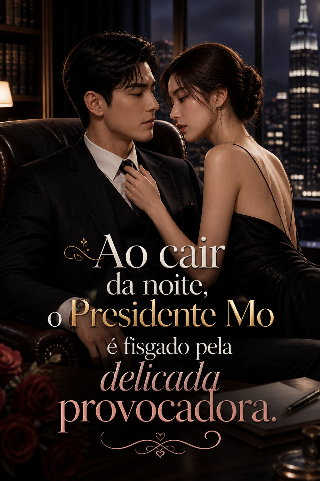 Ao cair da noite, o Presidente Mo é fisgado pela delicada provocadora.